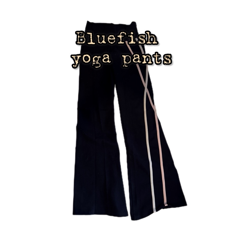 Bluefish Black Wide Leg Yoga Pants
